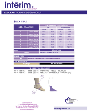 INTERIM™ M2 compression Sock open toes - Beige